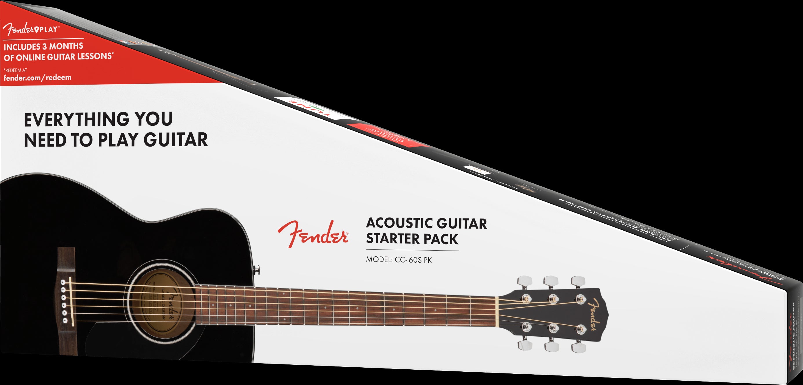 Fender CC-60S Concert Pack - Black
