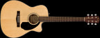 Fender CC-60SCE Concert Acoustic Guitar - WN - Natural