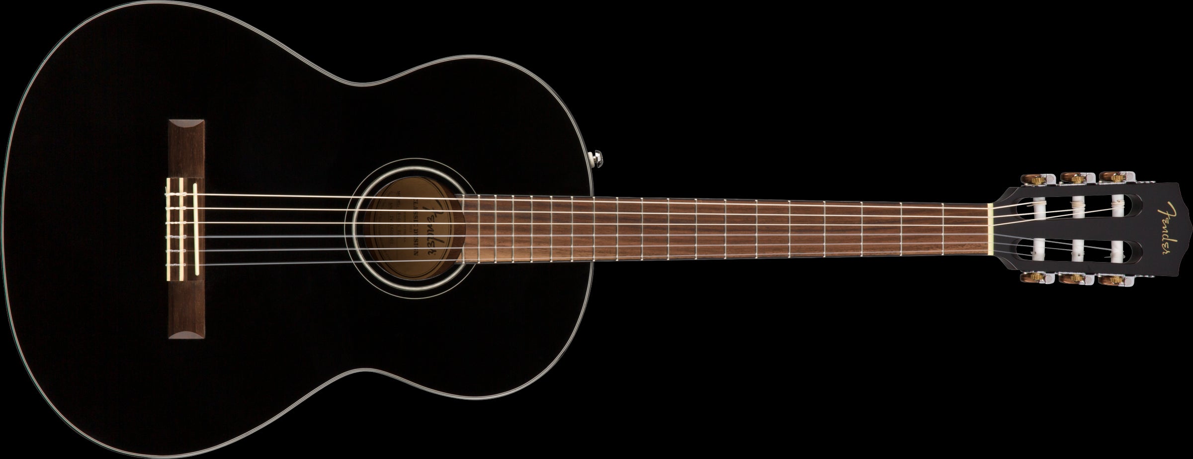 Fender CN 60S Nylon Walnut Fretboard - Black