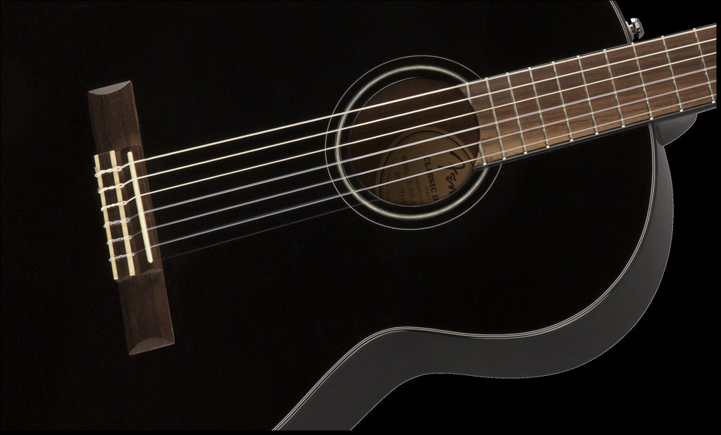 Fender CN 60S Nylon Walnut Fretboard - Black