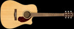 Fender CD-140SCE Dreadnought Acoustic Electric Guitar with Walnut Fingerboard & Case