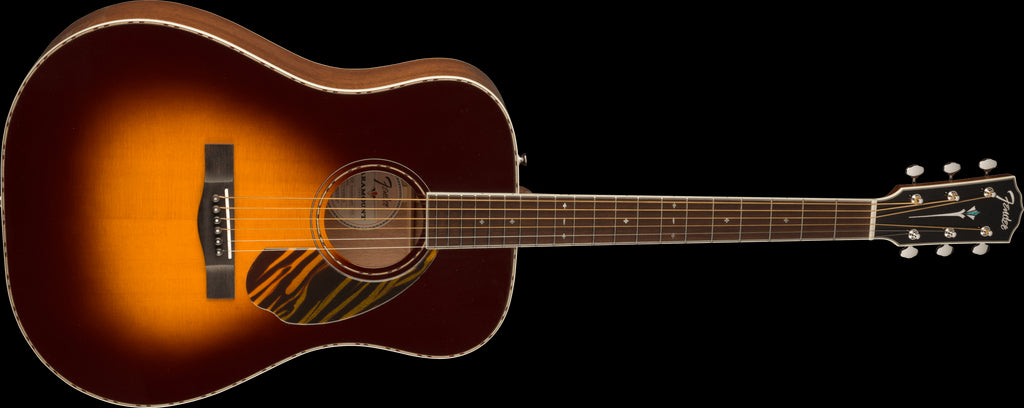 Fender PD 220E Dreadnought Ovangkol FB 3 Col Vint Burst