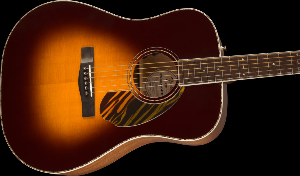 Fender PD 220E Dreadnought Ovangkol FB 3 Col Vint Burst