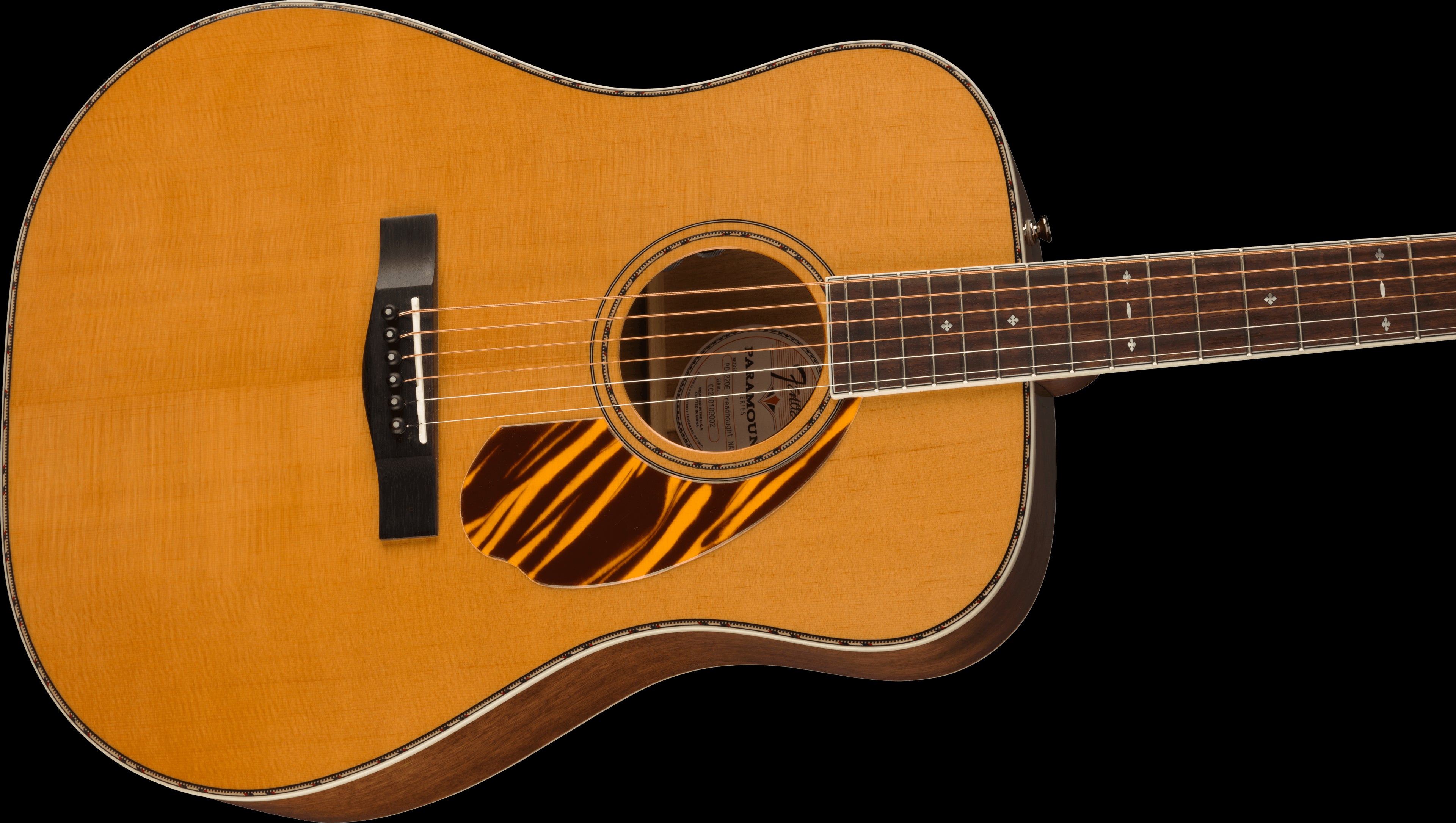 Fender PD 220E Dreadnought Ovangkol FB Natural