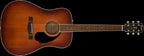 Fender PD 220E Dreadnought All Mhgny Ovangkol FB Aged Cognac Burst