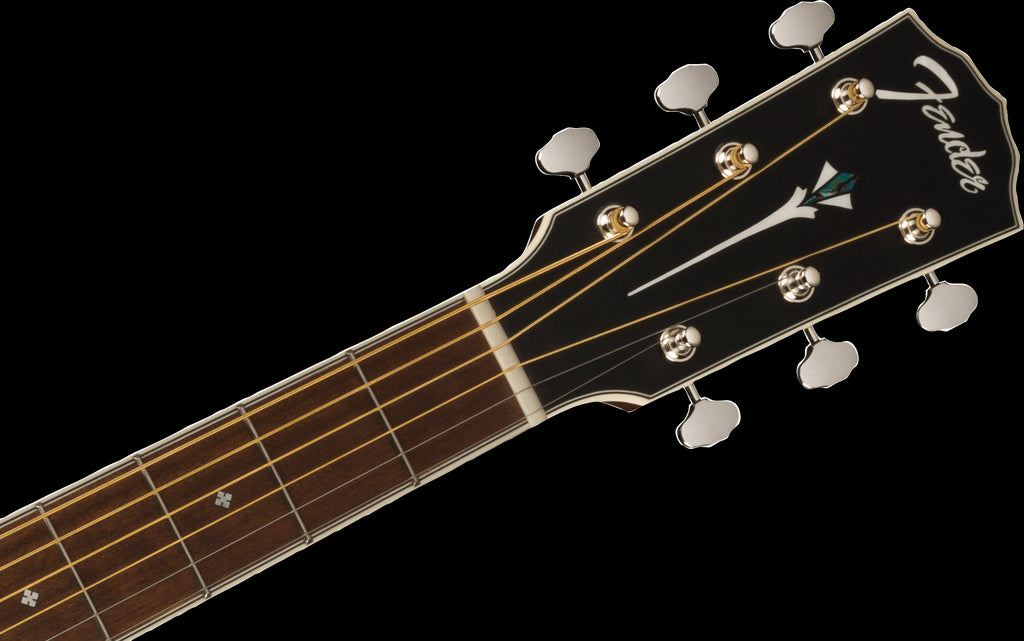 Fender PD 220E Dreadnought All Mhgny Ovangkol FB Aged Cognac Burst