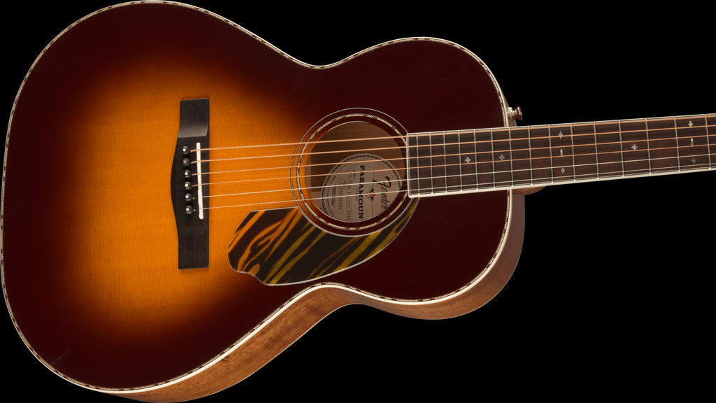 Fender PS 220E Parlor Ovangkol FB 3 Col Vint Burst