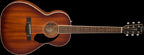 Fender PS 220E Parlor All Mhgny Ovangkol FB Aged Cognac Burst