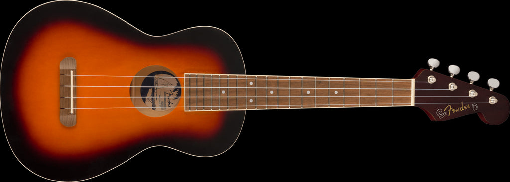 Fender Avalon Tenor Ukulele with Walnut Fretboard - 2 Colour Sunburst