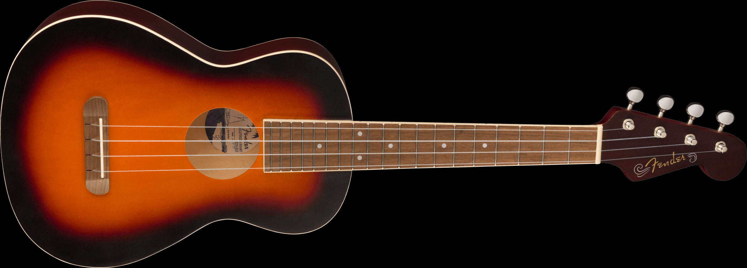 Fender Avalon Tenor Ukulele with Walnut Fretboard - 2 Colour Sunburst