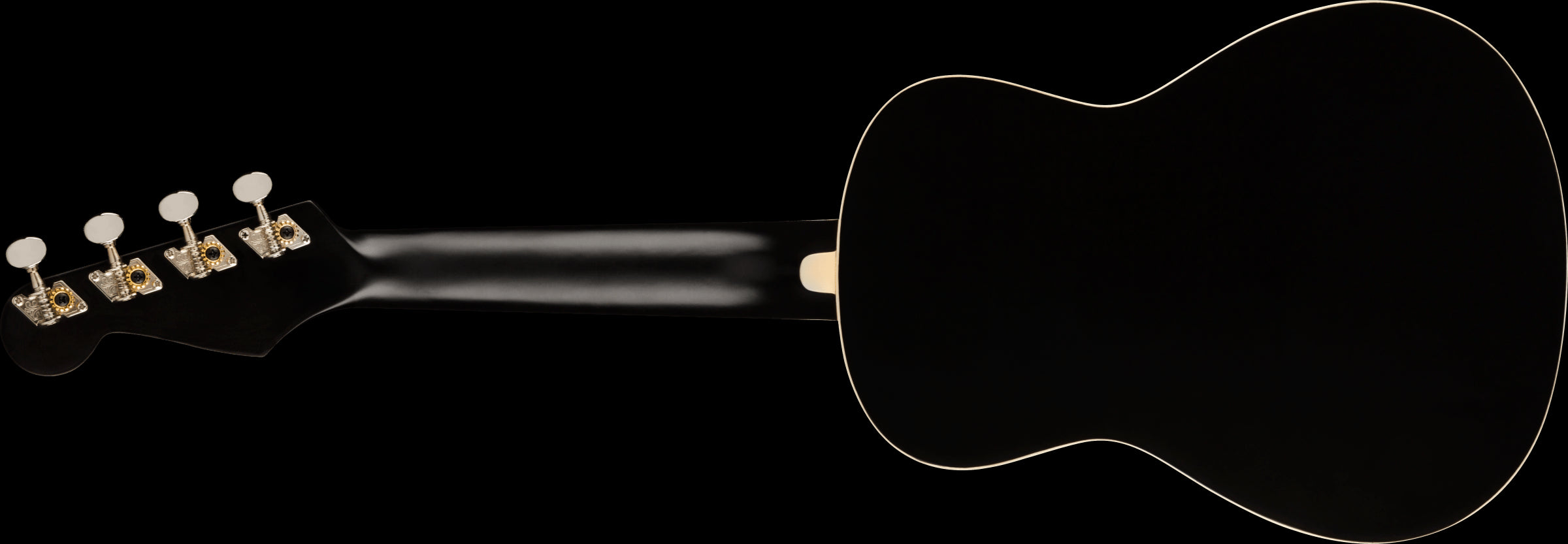 Fender Avalon Tenor Ukulele Walnut Fretboard - Black