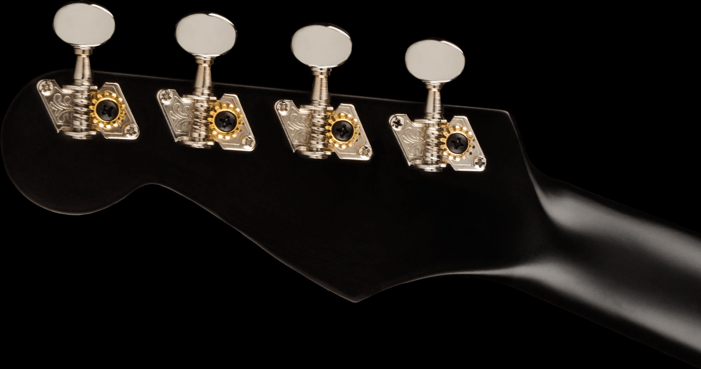 Fender Avalon Tenor Ukulele Walnut Fretboard - Black