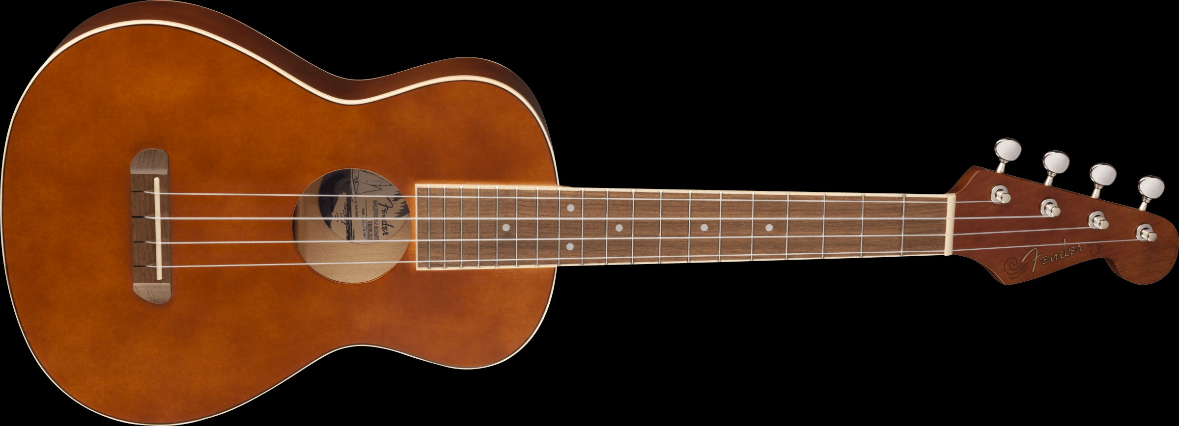 Fender Avalon Tenor Ukulele with Walnut Fretboard - Natural