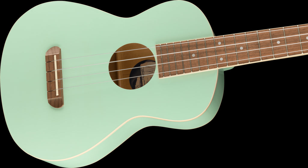 Fender Avalon Tenor Ukulele with Walnut Fretboard - Surf Green