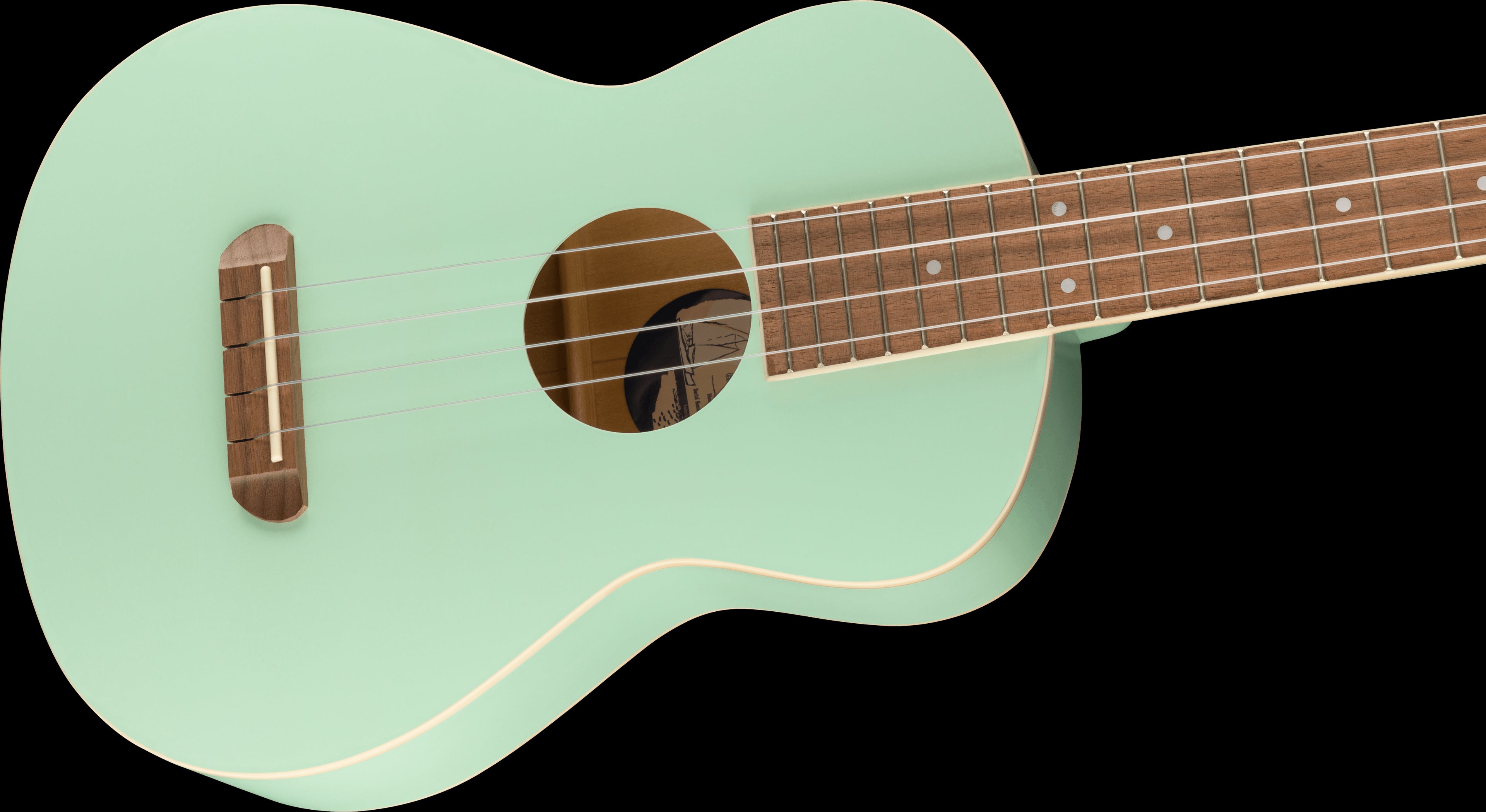 Fender Avalon Tenor Ukulele with Walnut Fretboard - Surf Green