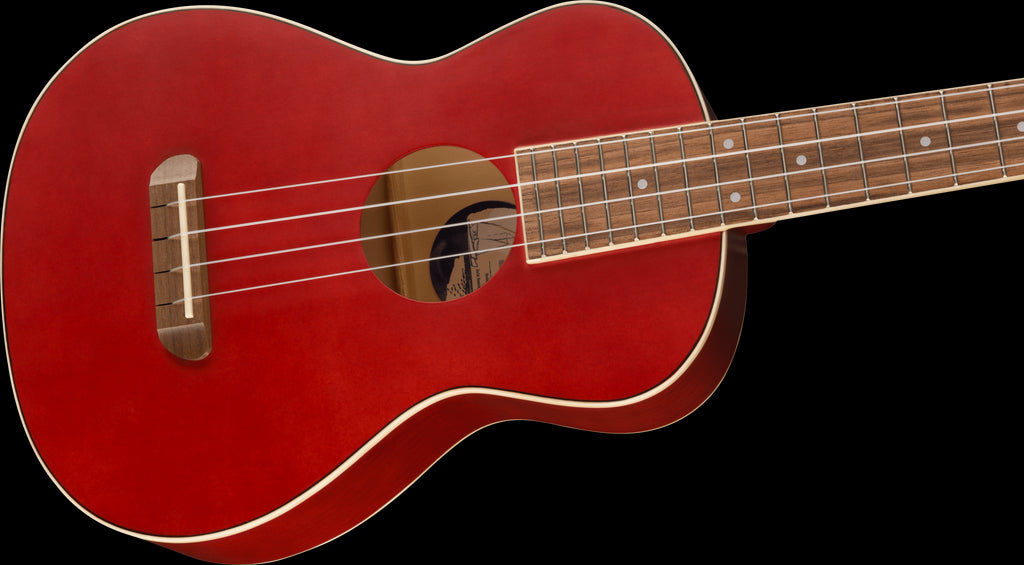 Fender Avalon Tenor Ukulele with Walnut Fretboard - Cherry