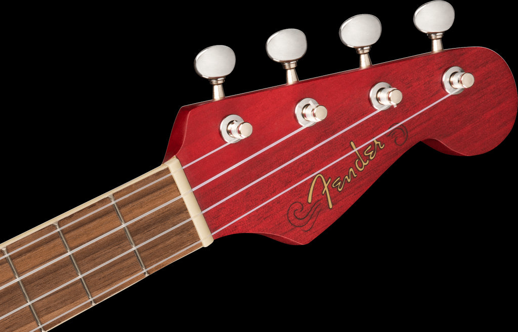 Fender Avalon Tenor Ukulele with Walnut Fretboard - Cherry