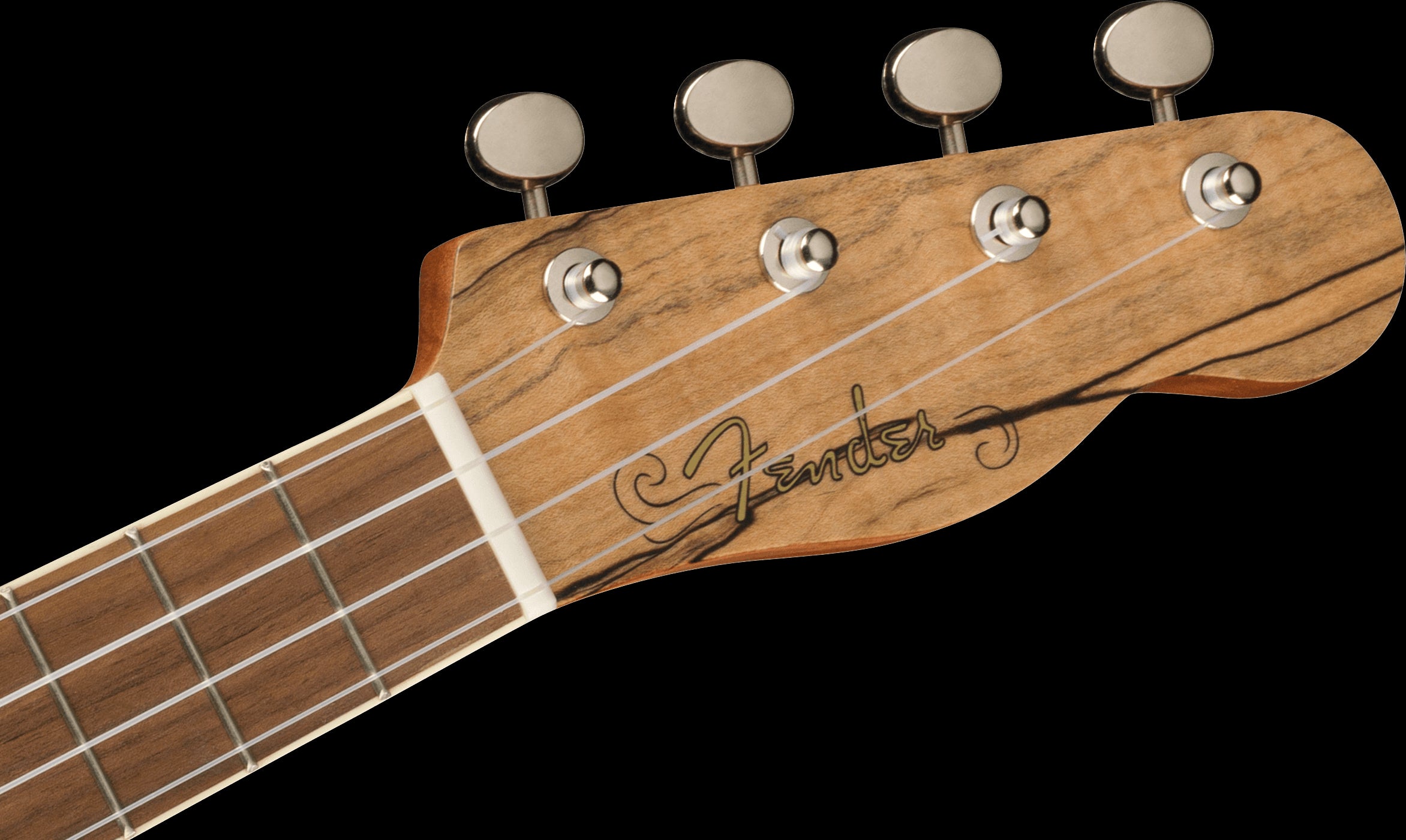 Fender Zuma Exotic Concert Ukulele Walnut Fretboard - Spalted w/Maple