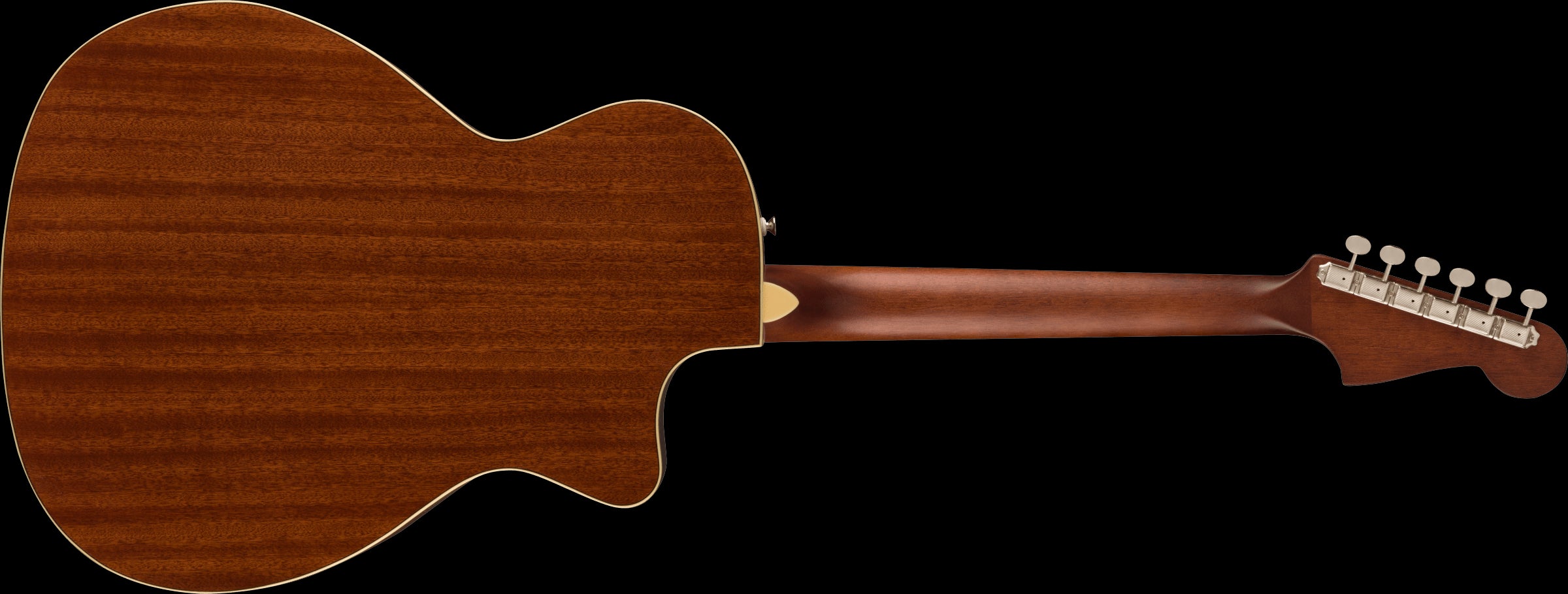 Fender Newporter Player Left Handed Acoustic - Gold Pickguard - Natural