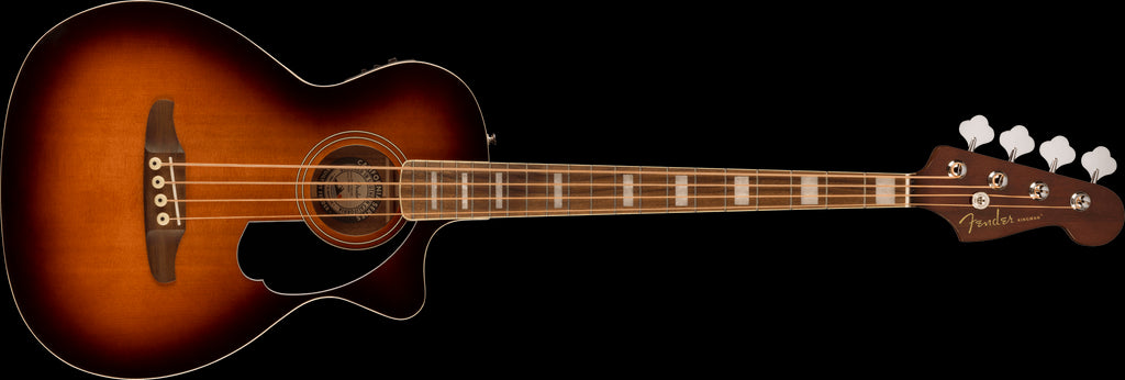 Fender Kingman Acoustic Bass Guitar - Shaded Edge Burst