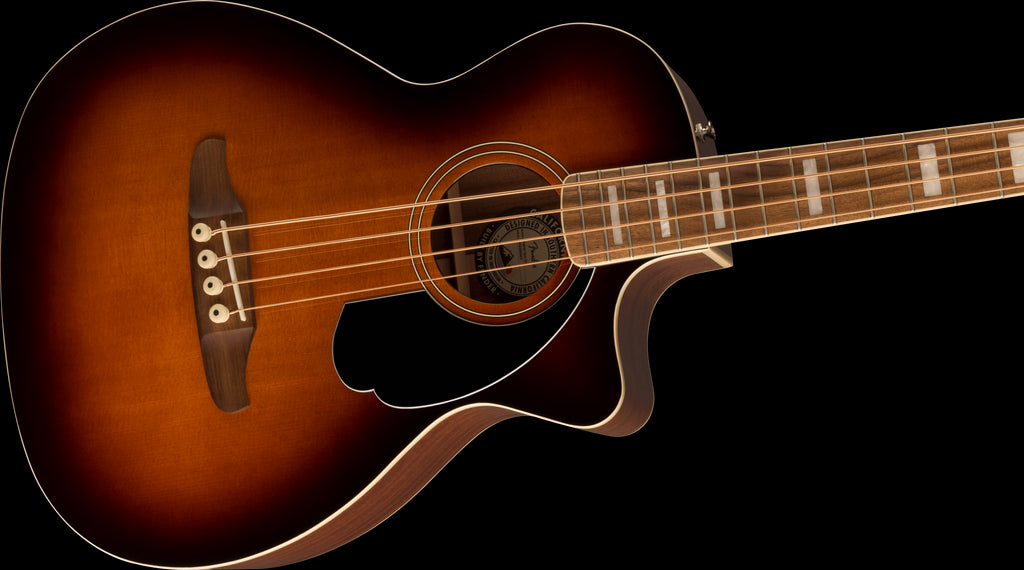 Fender Kingman Acoustic Bass Guitar - Shaded Edge Burst