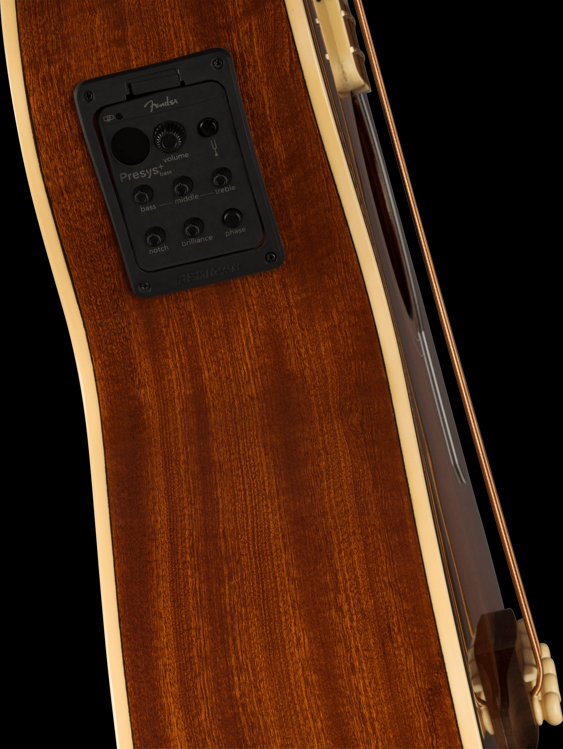 Fender Kingman Acoustic Bass Guitar - Shaded Edge Burst