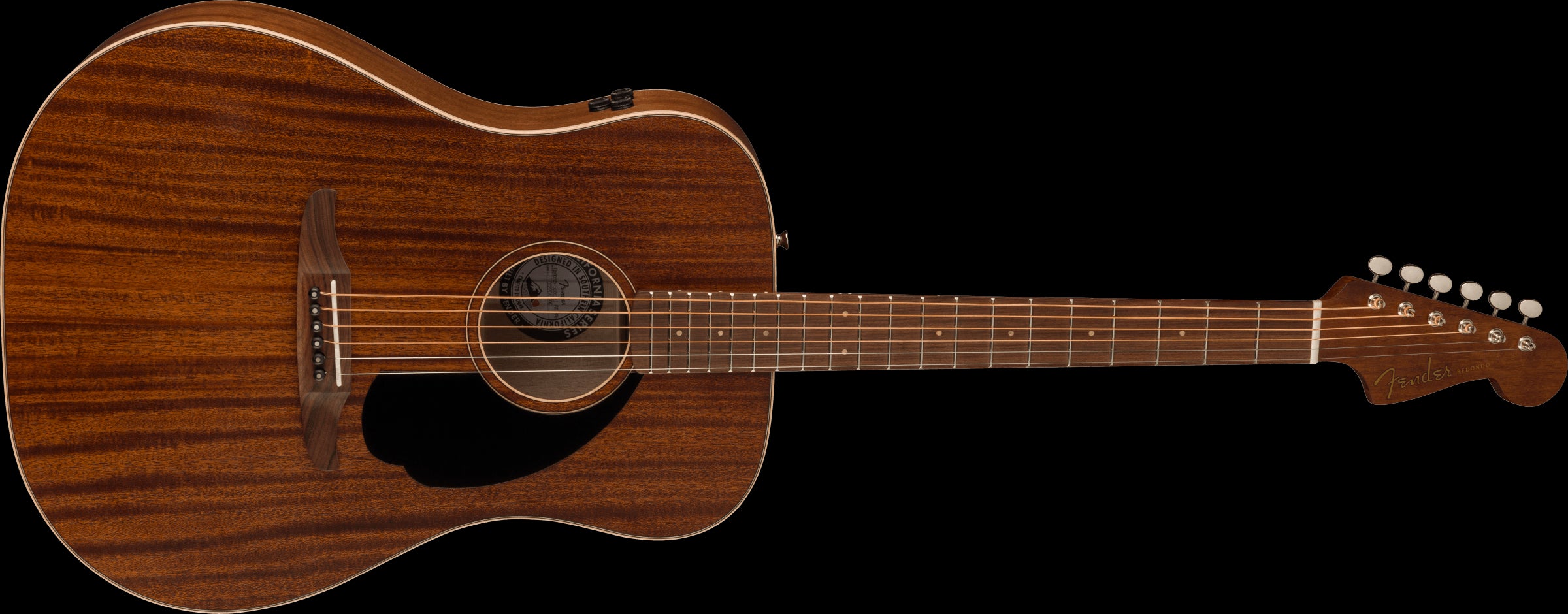 Fender Redondo Special Acoustic Guitar - Black Pickguard - Natural