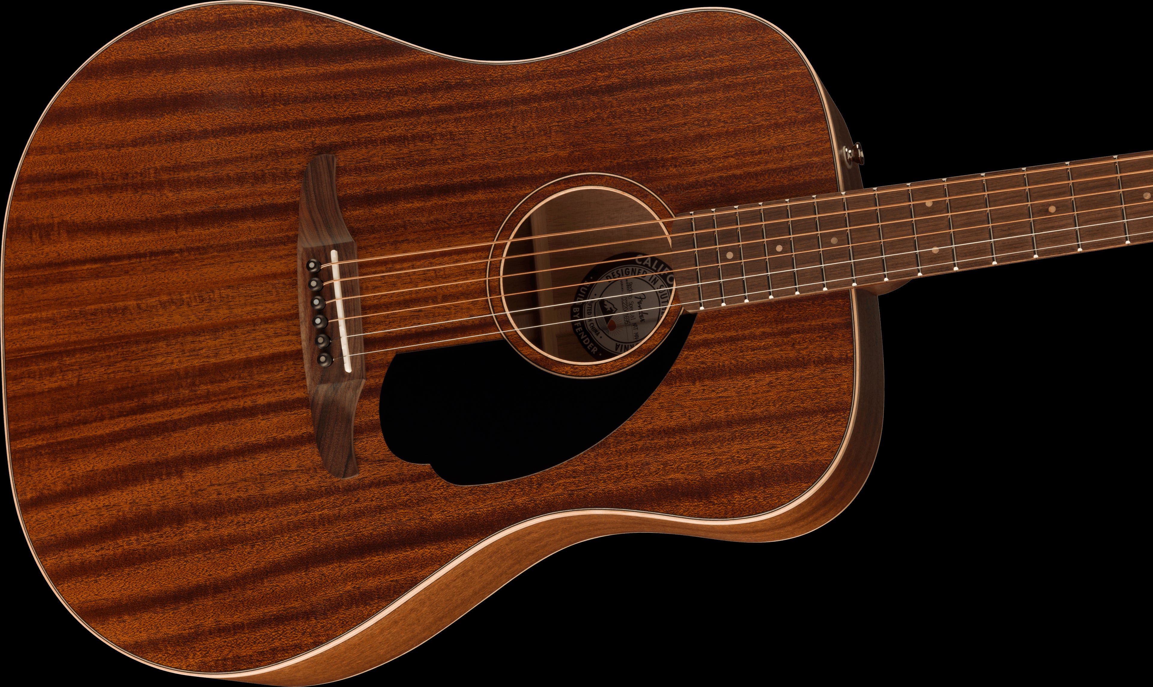 Fender Redondo Special Acoustic Guitar - Black Pickguard - Natural