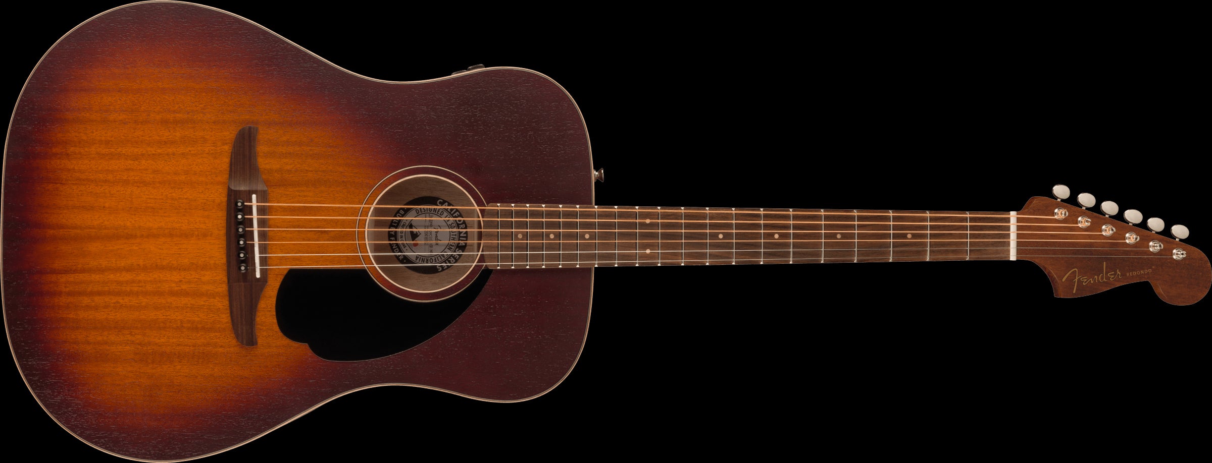 Fender Redondo Special Acoustic Guitar - Black Pickguard - Honey Burst