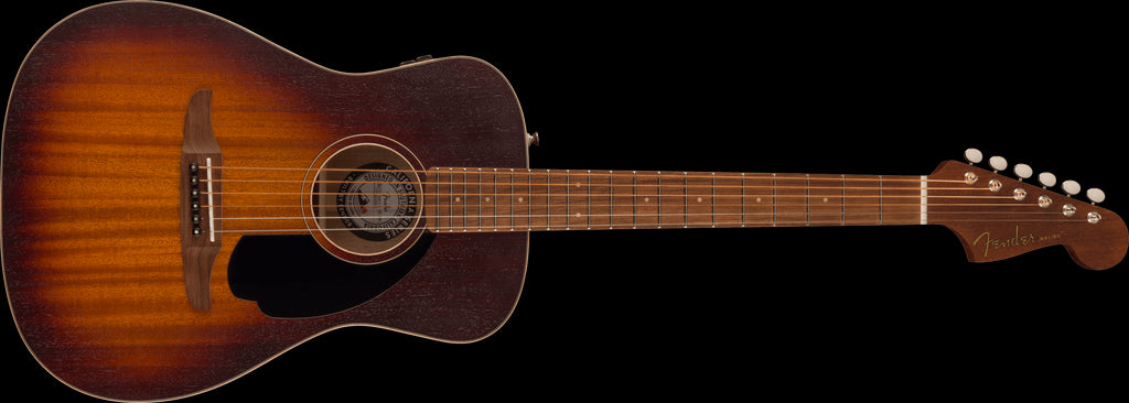 Fender Malibu Special Acoustic Guitar - Black Pickguard - Honey Burst