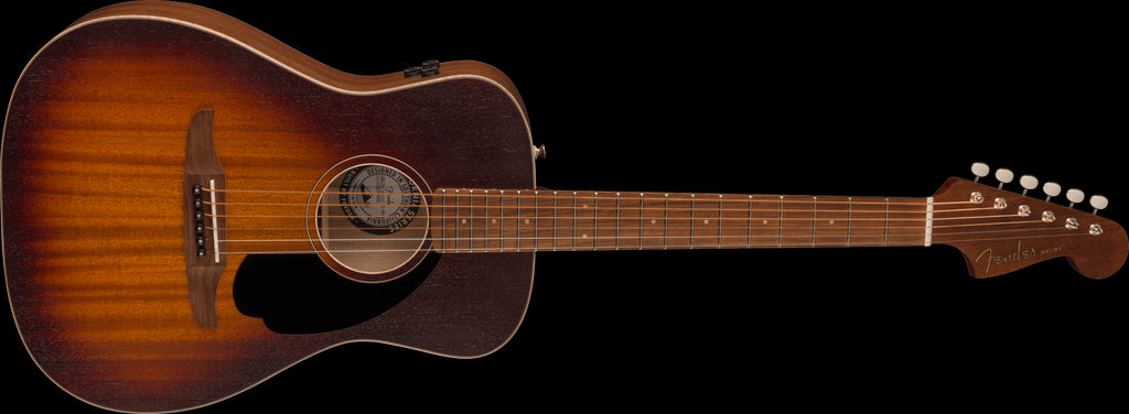 Fender Malibu Special Acoustic Guitar - Black Pickguard - Honey Burst