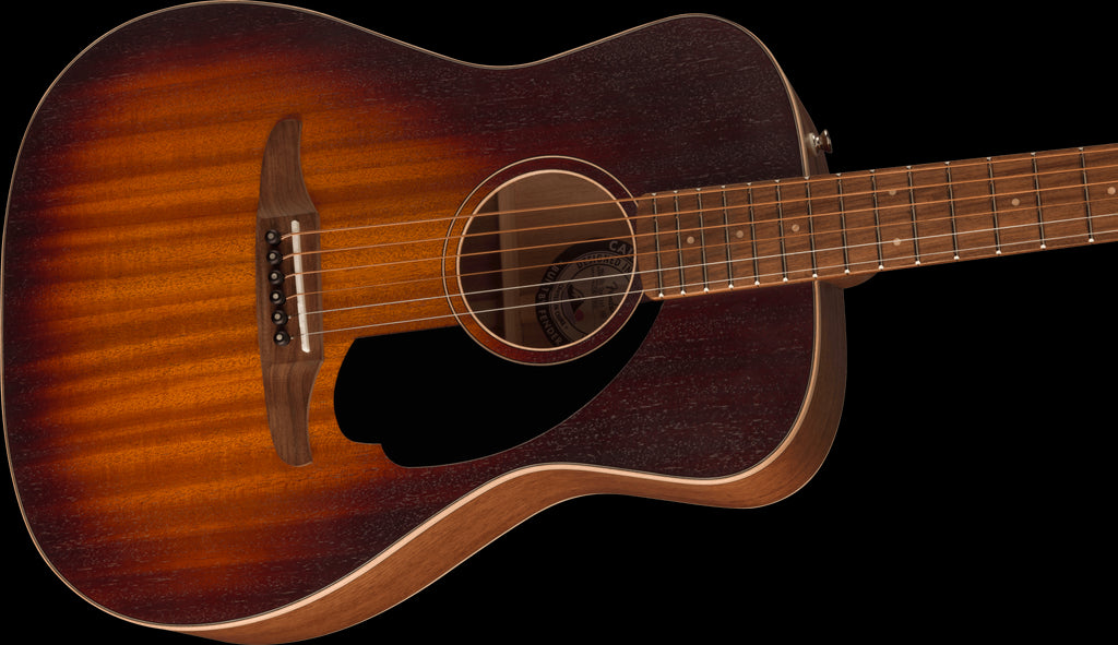 Fender Malibu Special Acoustic Guitar - Black Pickguard - Honey Burst
