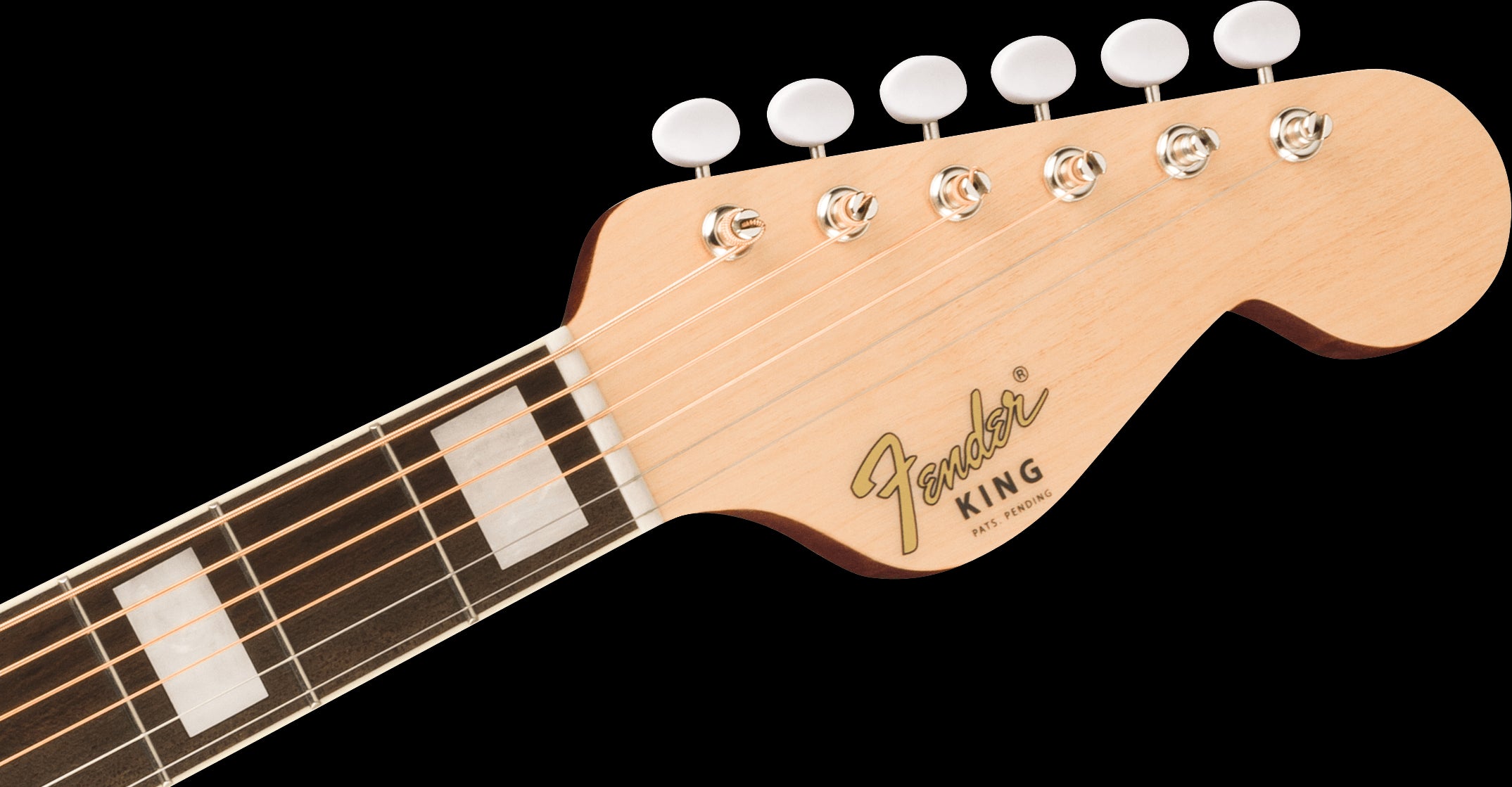 Fender King Vintage Acoustic Guitar - Gold Pickguard - Mojave