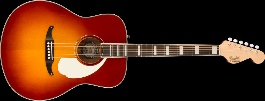 Fender Palomino Vintage Acoustic Guitar - Gold Pickguard - Sienna Sunburst