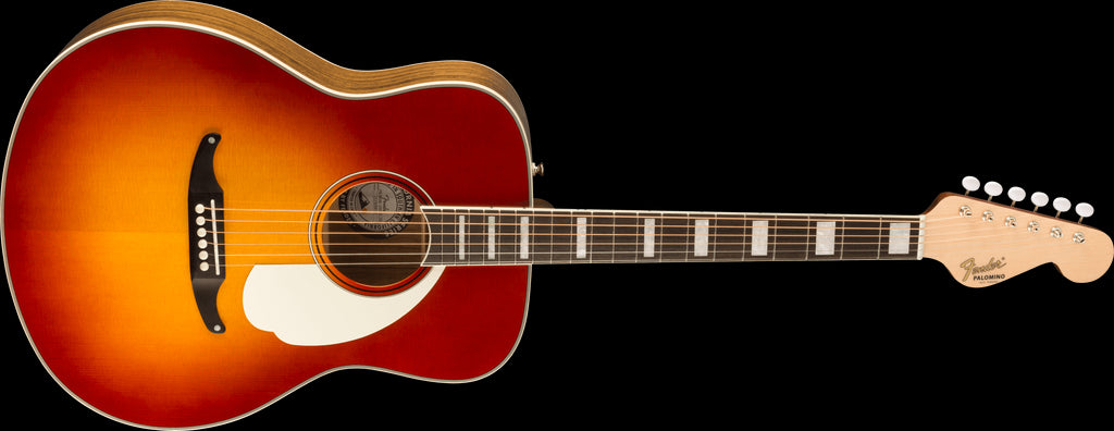 Fender Palomino Vintage Acoustic Guitar - Gold Pickguard - Sienna Sunburst