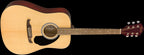 Fender FA-125 Dreadnought Acoustic Guitar with Walnut Fingerboard in Natural with Bag