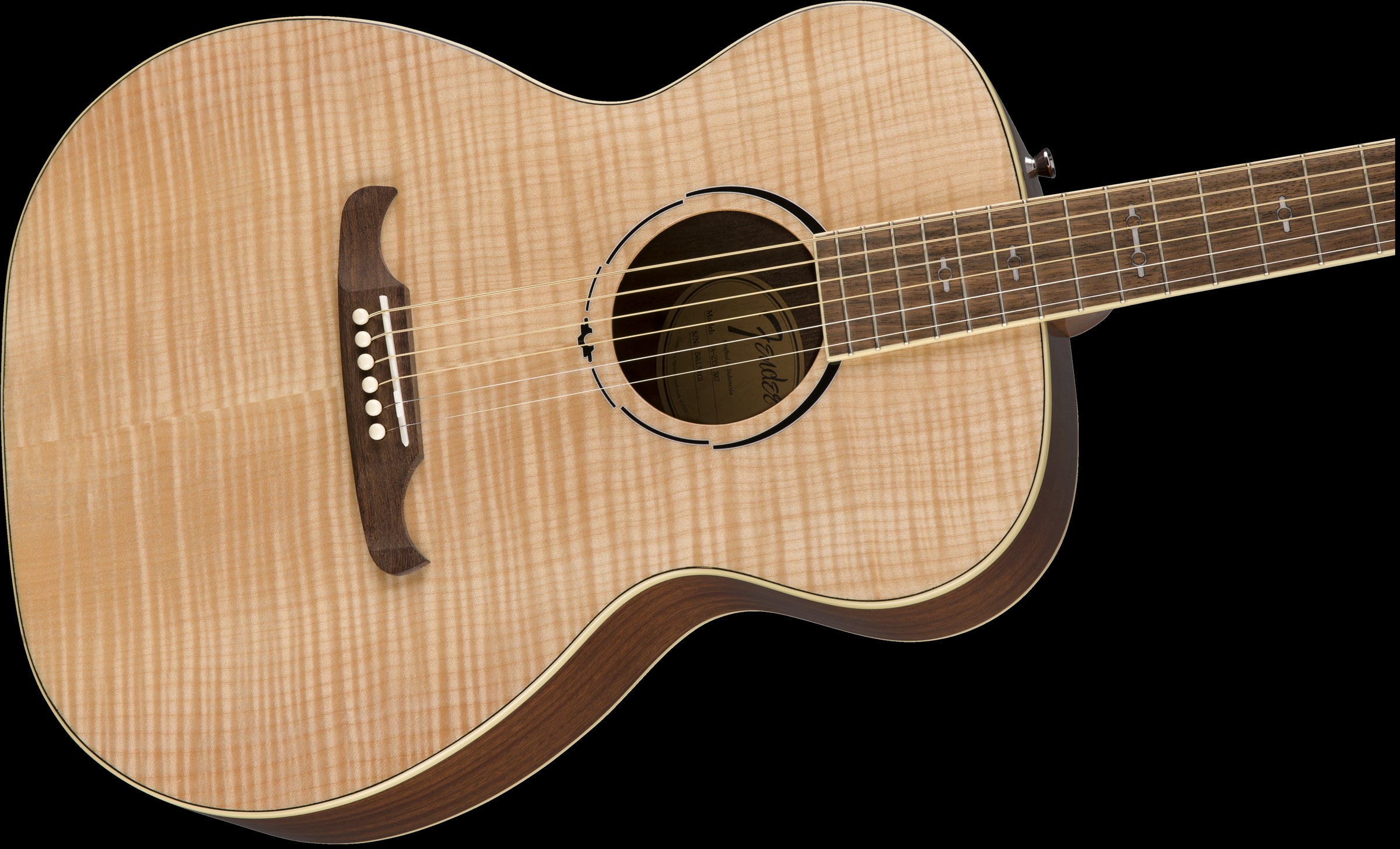 Fender FA-235E Concert Acoustic Guitar with Laurel Fingerboard in Natural