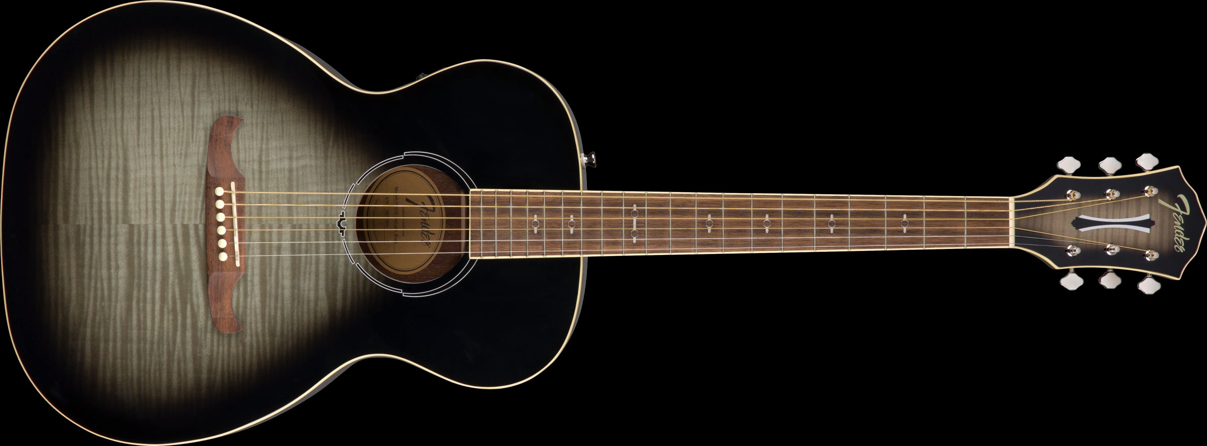 Fender FA-235E Concert Acoustic Guitar with Laurel Fingerboard in Moonlight Burst