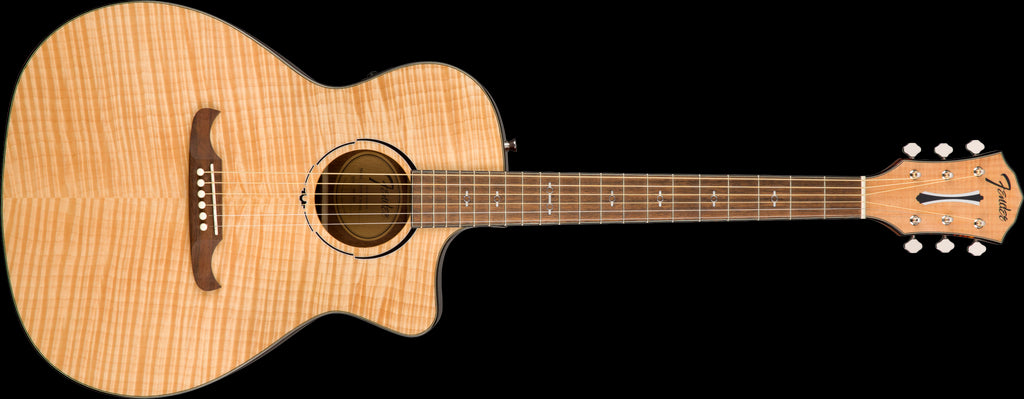 Fender FA-345CE Auditorium Acoustic Guitar with Laurel Fingerboard in Natural