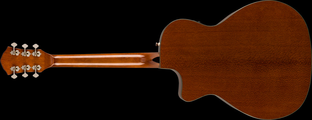Fender FA-345CE Auditorium Acoustic Guitar with Laurel Fingerboard in 3-Tone Tea Burst