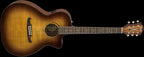 Fender FA-345CE Auditorium Acoustic Guitar with Laurel Fingerboard in 3-Tone Tea Burst