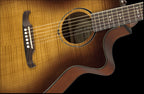 Fender FA-345CE Auditorium Acoustic Guitar with Laurel Fingerboard in 3-Tone Tea Burst