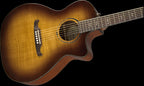 Fender FA-345CE Auditorium Acoustic Guitar with Laurel Fingerboard in 3-Tone Tea Burst