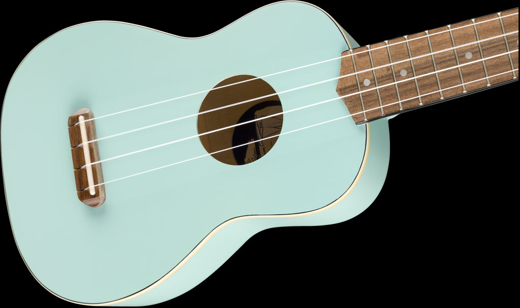 Fender Venice Soprano Ukulele Daphne Blue