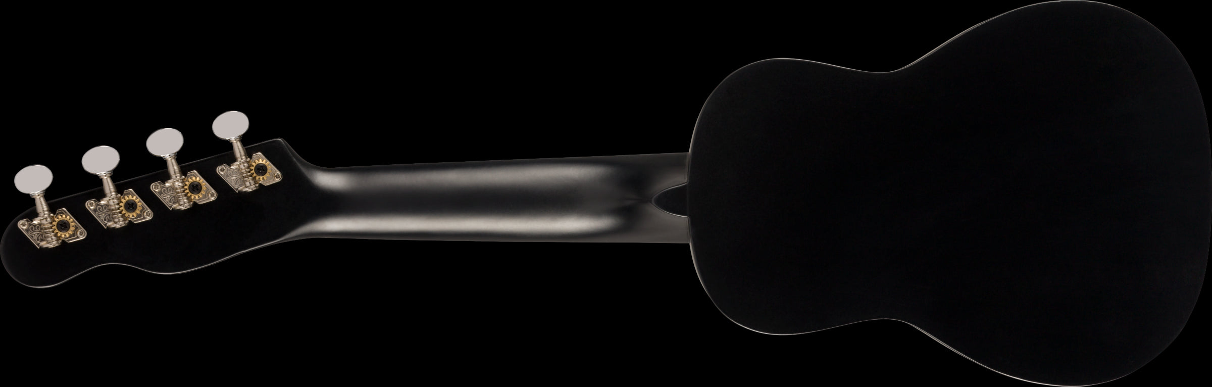 Fender Venice Soprano Uke Walnut Fretboard in Black