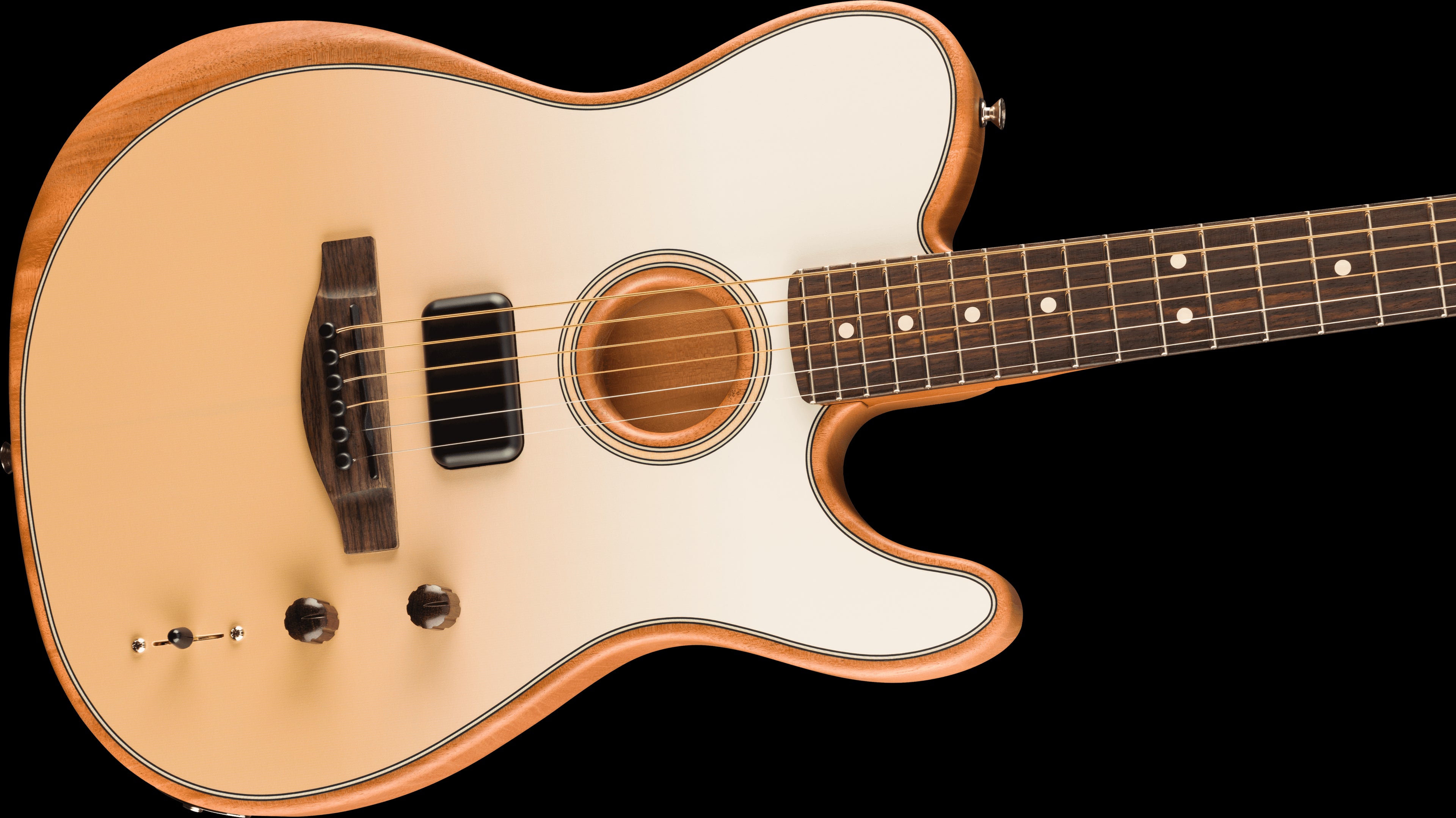 Fender Finneas Acoustasonic Telecaster Electric Guitar w/Rosewood Fretboard - Cappuccino Fade