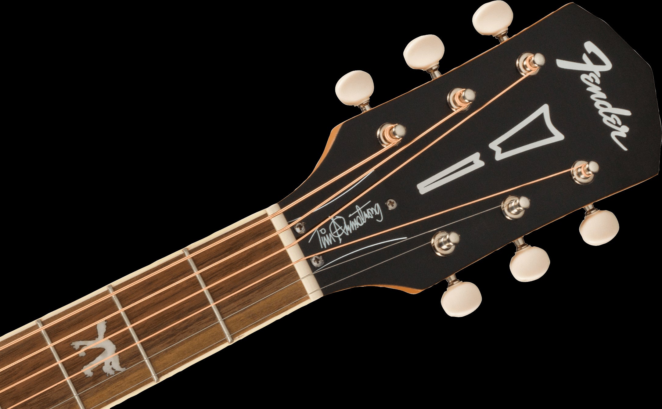 Fender Tim Armstrong Hellcat Acoustic Guitar with Walnut Fingerboard in Natural
