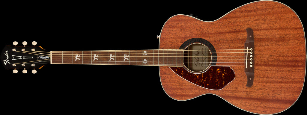 Fender Tim Armstrong Hellcat Left-Handed Acoustic Electric Guitar with Walnut Fingerboard in Natural