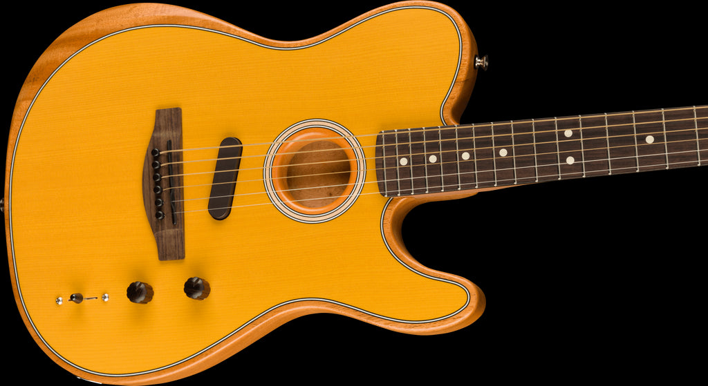 Fender Acoustasonic Player Telecaster Electric Guitar - Rosewood Fingerboard - Butterscotch Blonde