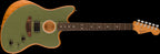 Fender Acoustasonic Player Jazzmaster Electric Guitar with Rosewood Fretboard - Antique Olive